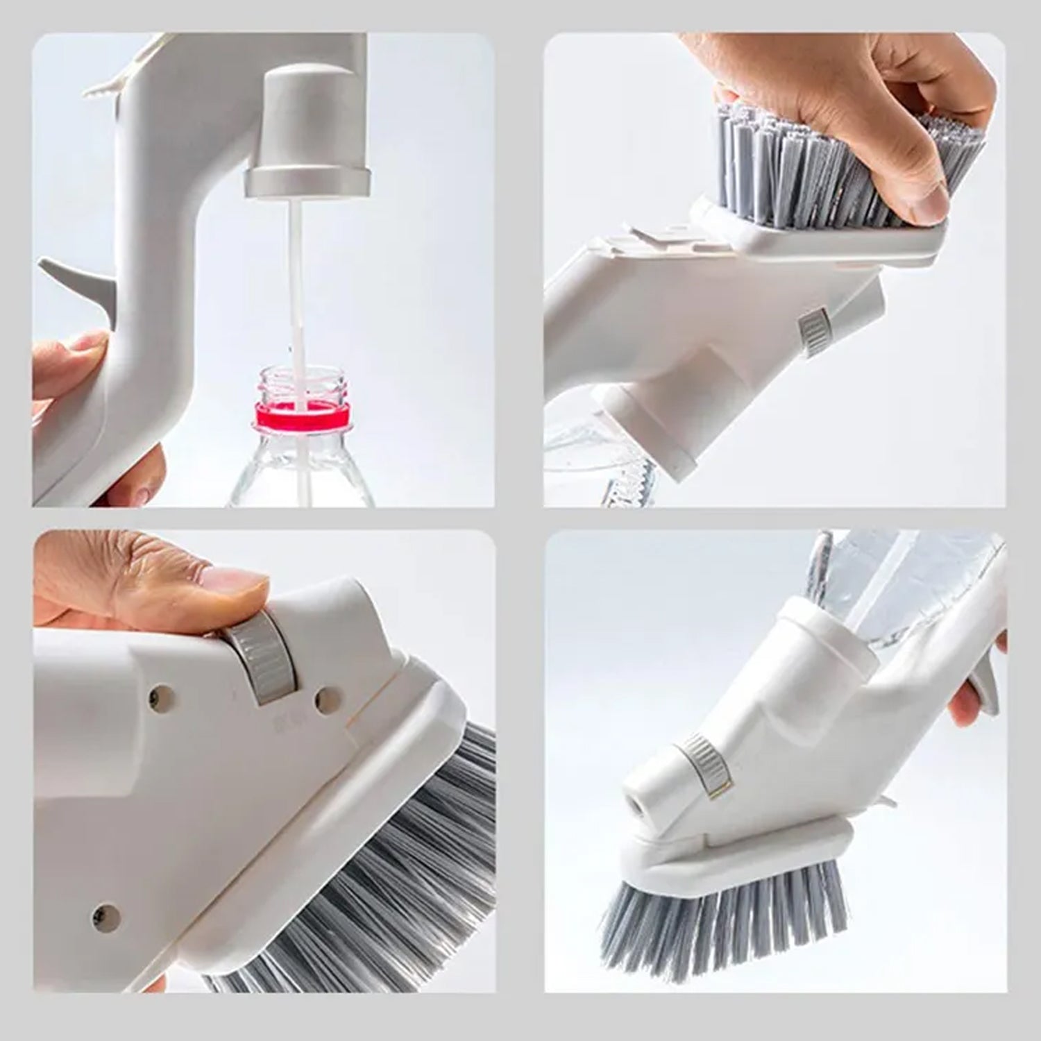 6699 Spray Cleaning Brush, Multifunction Non-Slip Cleaning Brush, Comfortable Handle Durable for Sinks, Gas Stove Clean Tiles Crevices, Window Household Cleaning DeoDap 6699 Spray Cleaning Brush, Multifunction Non-Slip Cleaning Brush, Comfortable Handle Durable for Sinks, Gas Stove Clean Tiles Crevices, Window Household Cleaning DeoDap